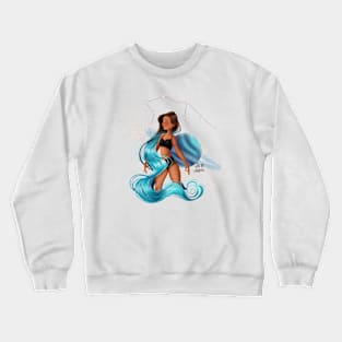 Acquarius sign Crewneck Sweatshirt